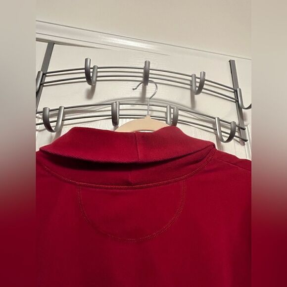 Eddie Bauer women’s 2X tall Fleece Pullover Sweatshirt red - Picture 4 of 13